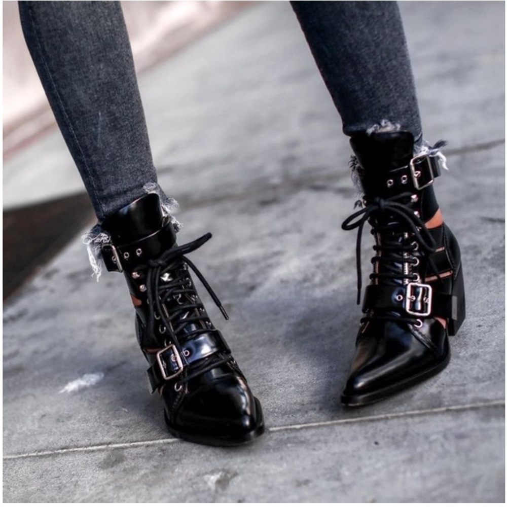 Chloe Rylee Cut Out Booties - Picture 3 of 12